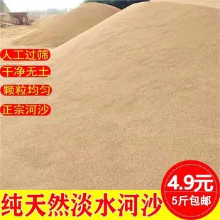 Natural River Sand Planting Sand Turtle Hibernation Fish Tank Landscaping Cement Sand Quartz Sand Toy Sand Fine Sand Coarse Sand