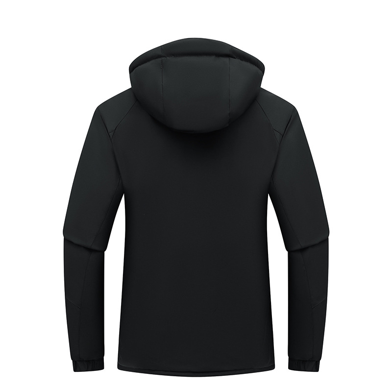 Abrigo de algodón acolchado de doble cara para hombre de tres barras de invierno con capucha engrosada más tamaño cálido abrigo de algodón acolchado para hombre fabricante de abrigos