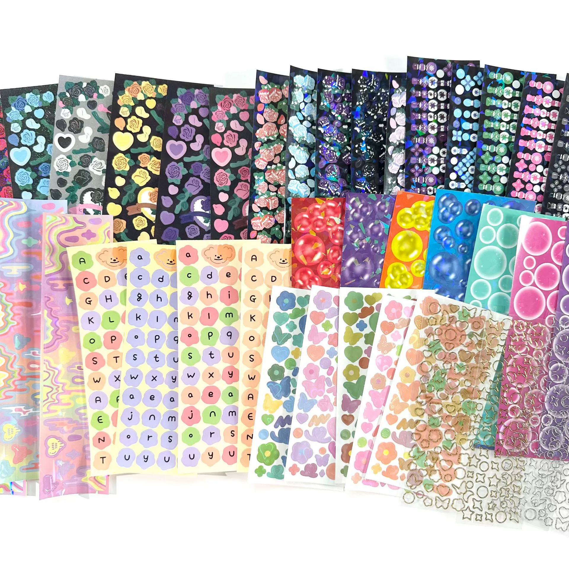 Sticker set DIY, cute creative assorted designs — multiple counts (10–140 pcs)