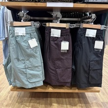夏男装宽松工装短裤松紧腰大口袋百搭休闲中裤476194