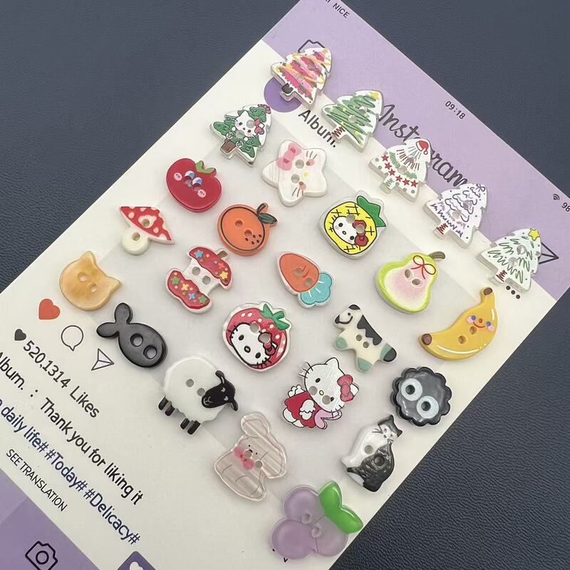 Cartoon Resin Buckle Simple and Cute Clothing Accessories DIY Sweater Shirt Knitwear Dress Clothing Accessories Buckle Cartoon Resin Buckle Simple and Cute Clothing Accessories DIY Sweater Shirt Knitwear Dress Clothing Accessories Buckle