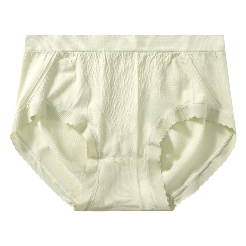 Sin costuras suave elástico integrado tejido Mediados de cintura vientre contracción cadera levantamiento Otoño e Invierno Nuevo cómodo piel-friendly sin costuras transpirable chica calzoncillos
