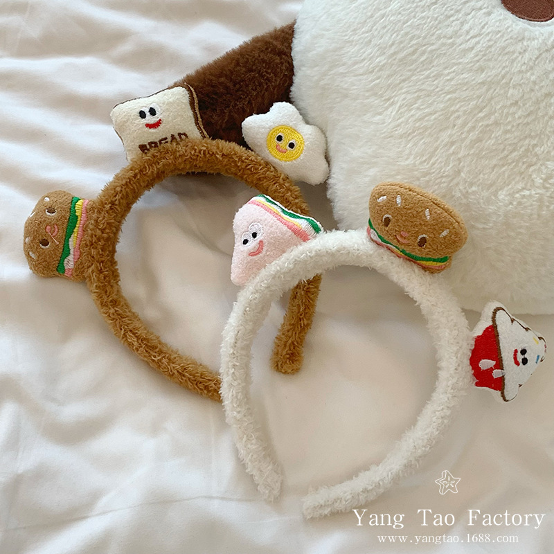 Sanfu con la misma panadería de chicas interesantes tres muñecas de cabeza de otoño y invierno lindos para el cabello de lavado casero accesorios para el cabello