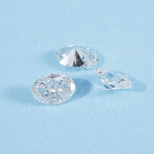Small egg-shaped cultivation diamond laboratory synthetic naked diamond wholesale HPHT Henan diamond wholesale oval small diamond