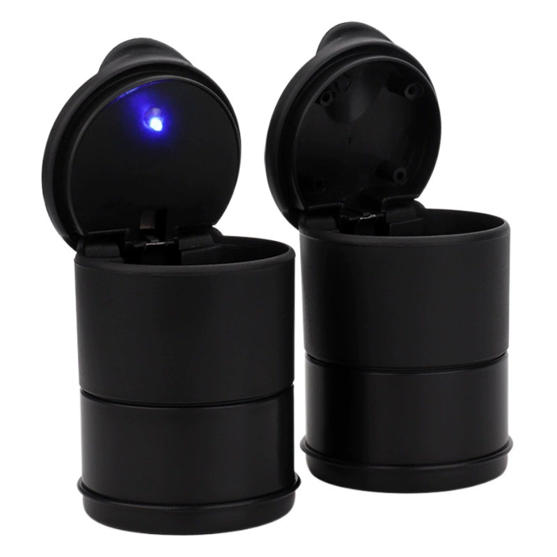 4S пепельница с подсветкой для автомобильного творчества, термостойкая пепельница для автомобиля, автомобильная светодиодная пепельница с крышкой
