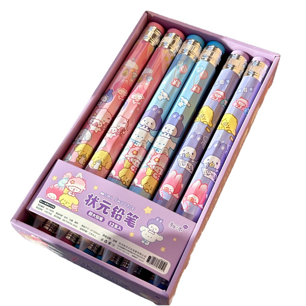 Nuevo dulce pequeño lápiz de nariz red lápiz de tamaño grande lindo lápiz de dibujos animados lápiz creativo lápiz gigante súper grande