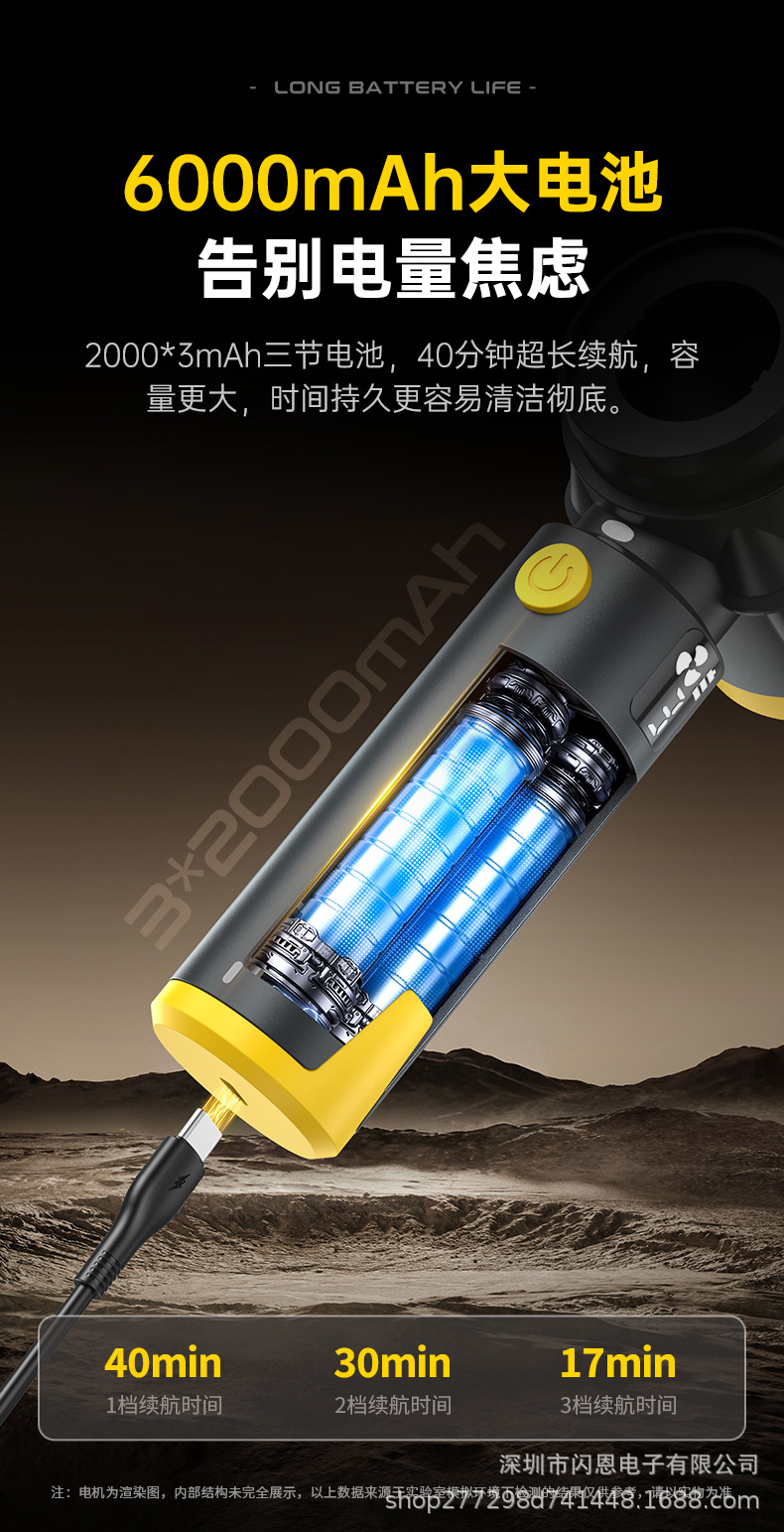 Car-mounted vacuum cleaner, cross-border brushless digital display, dust removal, inflation, blowing, suction, cordless vacuum cleaner with super strong suction power