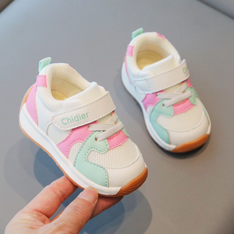 2024 otoño nueva zapatilla de deporte de los niños zapatos para correr estilo coreano niñas zapatos de entrenamiento alemán zapatos de bebé niño