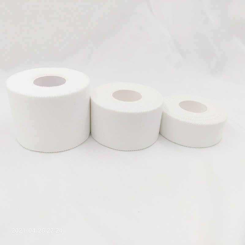 Piel deportiva Protección de película Soporte fijo Pie de golpeo Combinación de presión Guardia de muñeca Protección de pie Borde de diente Adhesivo Parche blanco no elástico