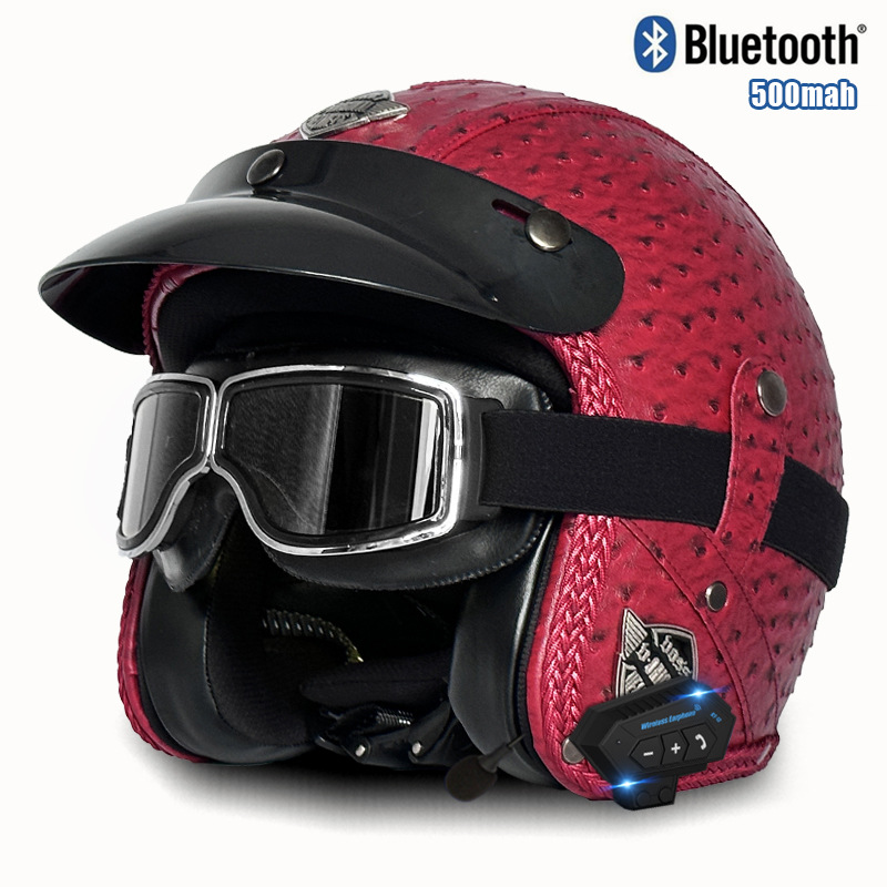 V 레드 파인애플 광장 복고풍 거울 블루투스