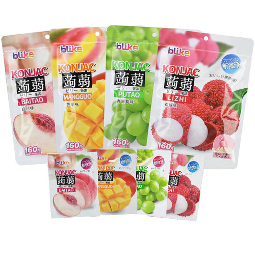 Golden Fortune Spring Water Konjac Jelly 0 Fat Sucking Jelly 160g Pudding Jelly Full Carton 80 Bags New Date