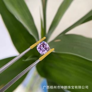 源头工厂变蓝色薰衣草枕形雷迪恩切割工艺浅紫色手饰戒面裸石肥方-阿里巴巴