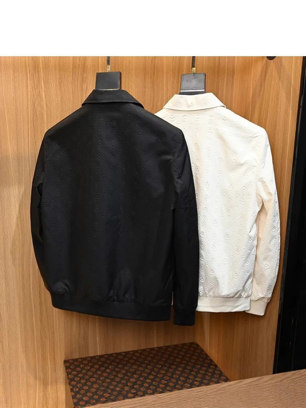 白色翻领夹克男修身韩版欧洲站潮牌高级外套休闲痞帅衣服欧货潮流|undefined