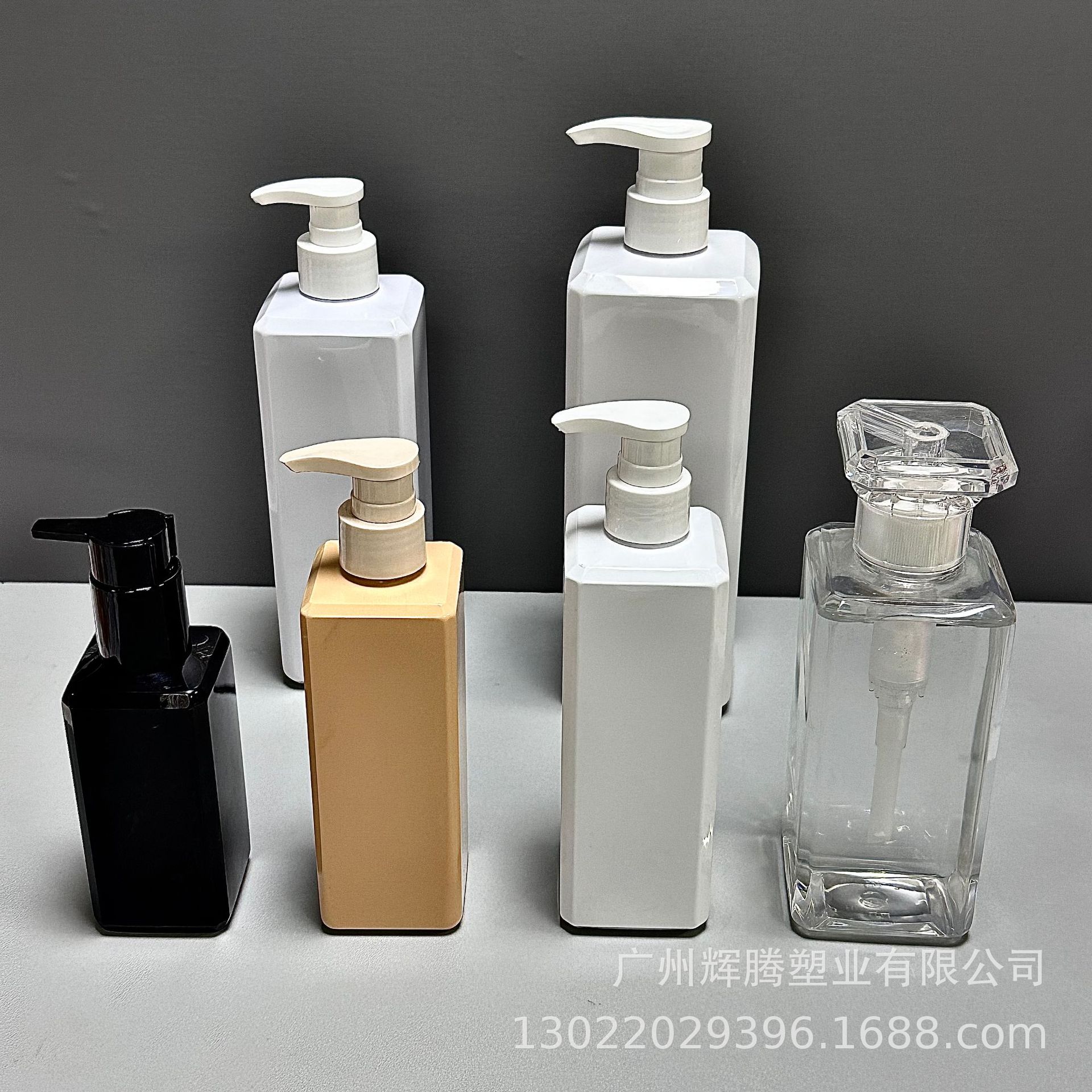 倒角150ml粉泵瓶 250护发素瓶 300乳液瓶 500洗发水瓶800沐浴露瓶