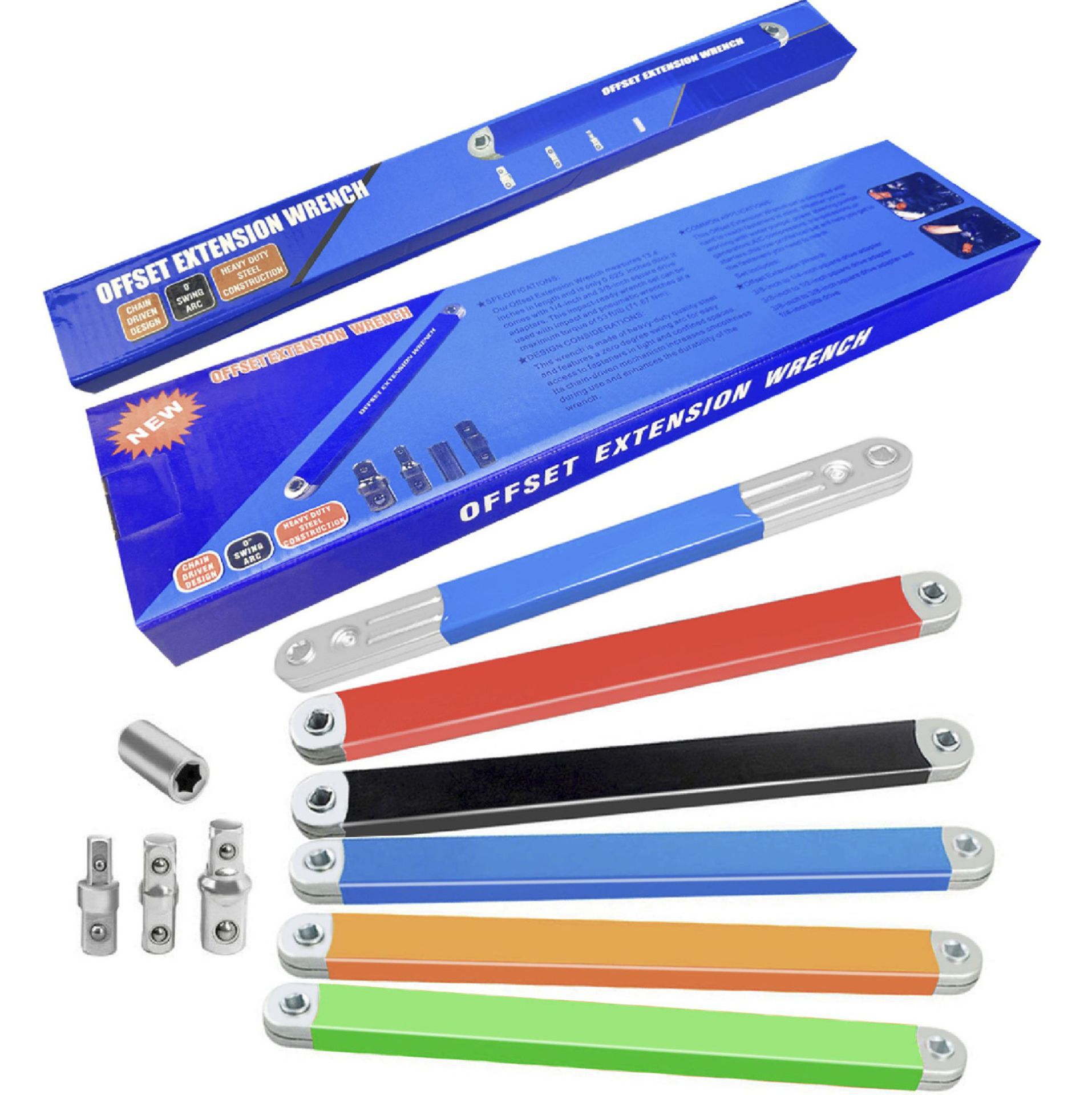 芸贝棘轮延长扳手offset Extension wrench多功能通用可调节扳手