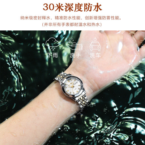 Swiss brand new women's watch waterproof luminous dual calendar watch female live broadcast foreign trade drop shipping