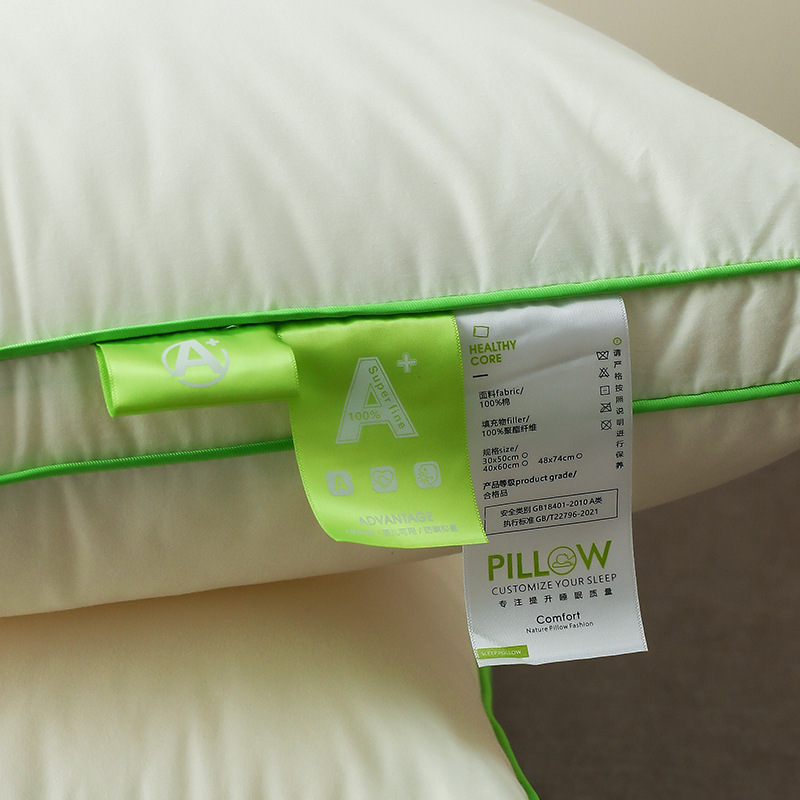 2024 nueva almohada de doble tipo A almohada de hotel de algodón almohada de pareja almohada madre-infantil casera almohada de algodón casal núcleo de almohada