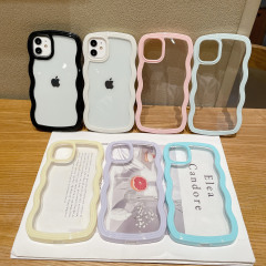 iPhone17pro max Apple 16 携帯電話ケース、新しいキャンディーカラーフレーム 15/13 ツーインワンウェーブに適しています。