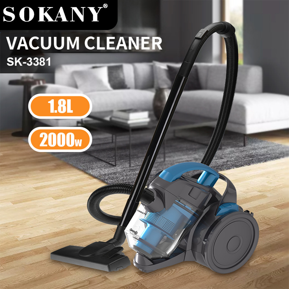 Tozsoran 2000W güclü, 5 metr şnurlu, çoxfunksiyalı ev tozsoranı