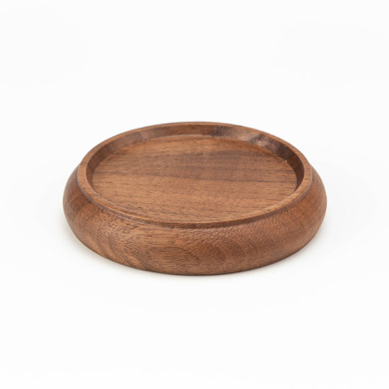 Black Walnut Insulation Mat Solid Wood Round Tea Cup Cushion Square Coffee Cup Mug Mug Mat Carvable LOGO