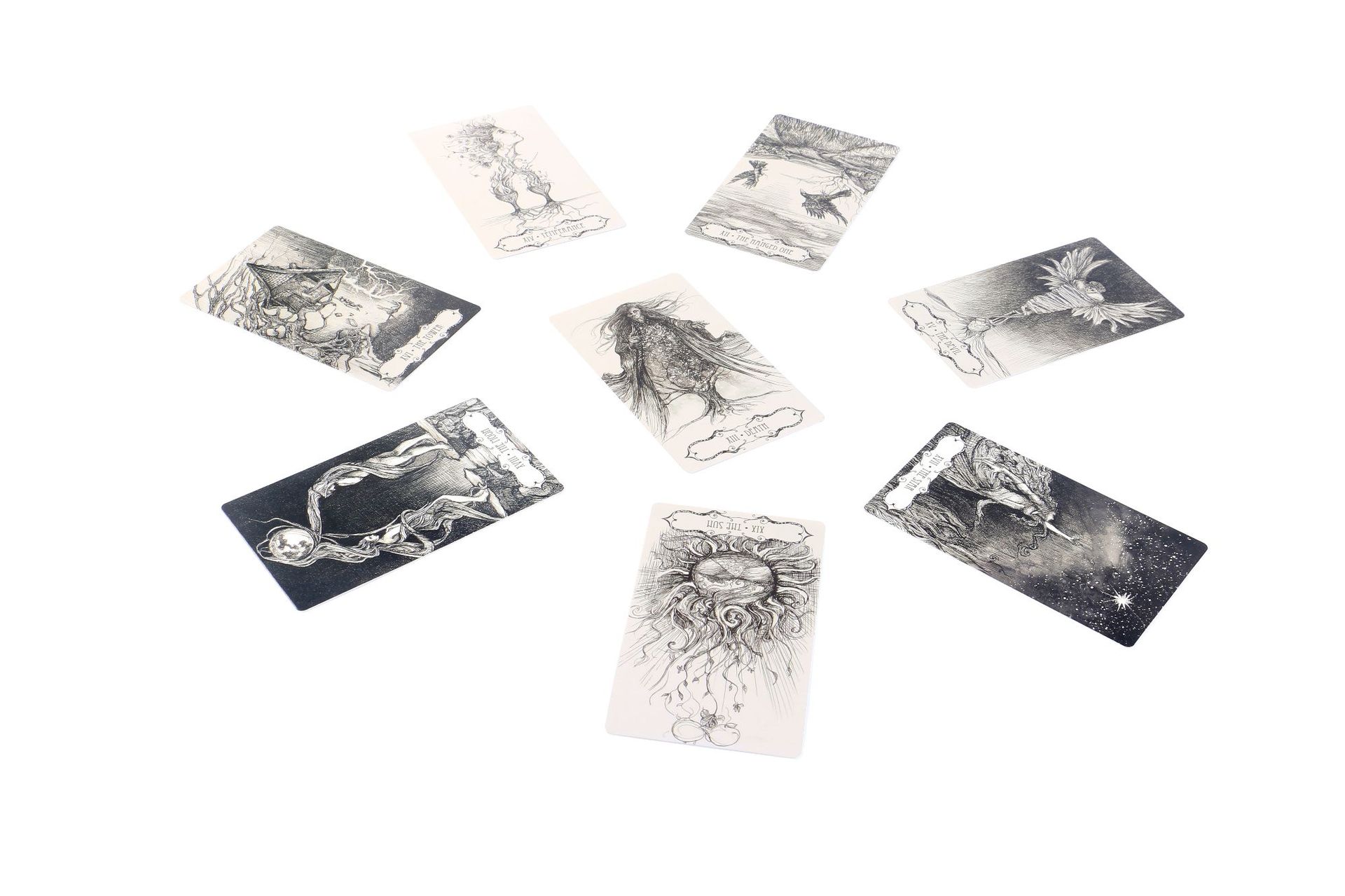 Tarot of the abyss brädspel orakelkort för festspel_voghion.com