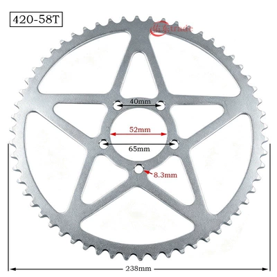 Motosiklet ləvazimatları və aksesuarları, gear rear sprocket chain disc