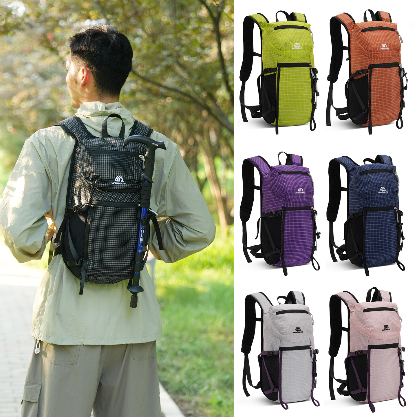 Mountaineering Bag, New Cycling Backpack, Marathon Cross-Country Running Bag, Men's and Women's Hiking Backpack, Outdoor Sports Backpack