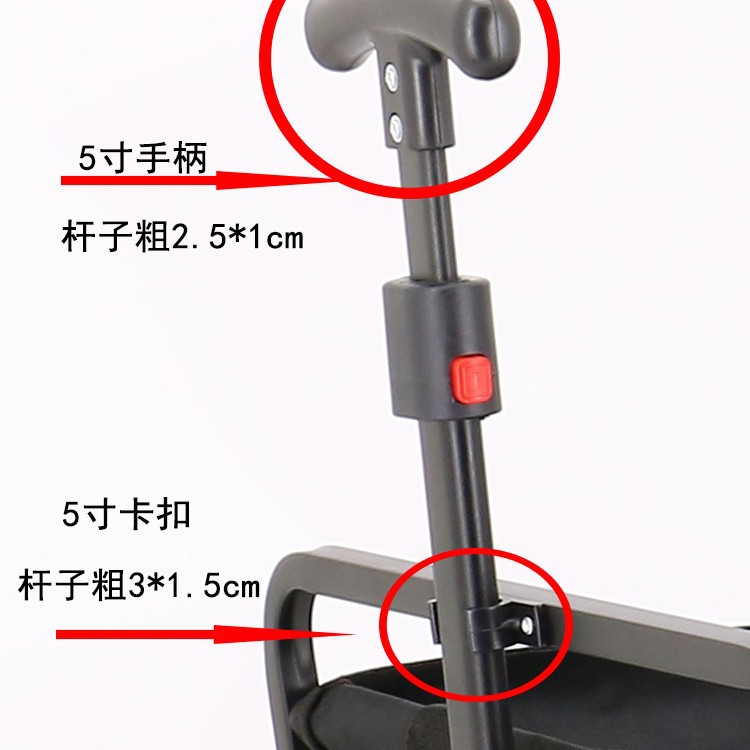 ✅ Accesorios de camping plegables al aire libre Pull Handle Push Conector Mesa Bolsa de almacenamiento Conexión de resorte de clip