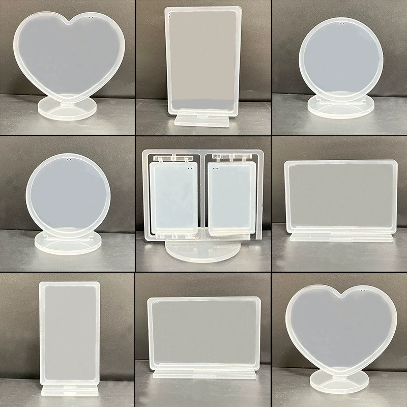 Круглая, в форме сердца, прямоугольная цветочная ракушка, цветочная акриловая рамка, цветочная песочная рамка для маджонга, материалы «сделай сам»