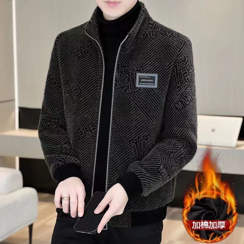 2024 가을과 겨울 새로운 패션 새로운 모직 코트 남성용 캐주얼 모직 라이트 윈드브레이커 코트 여성