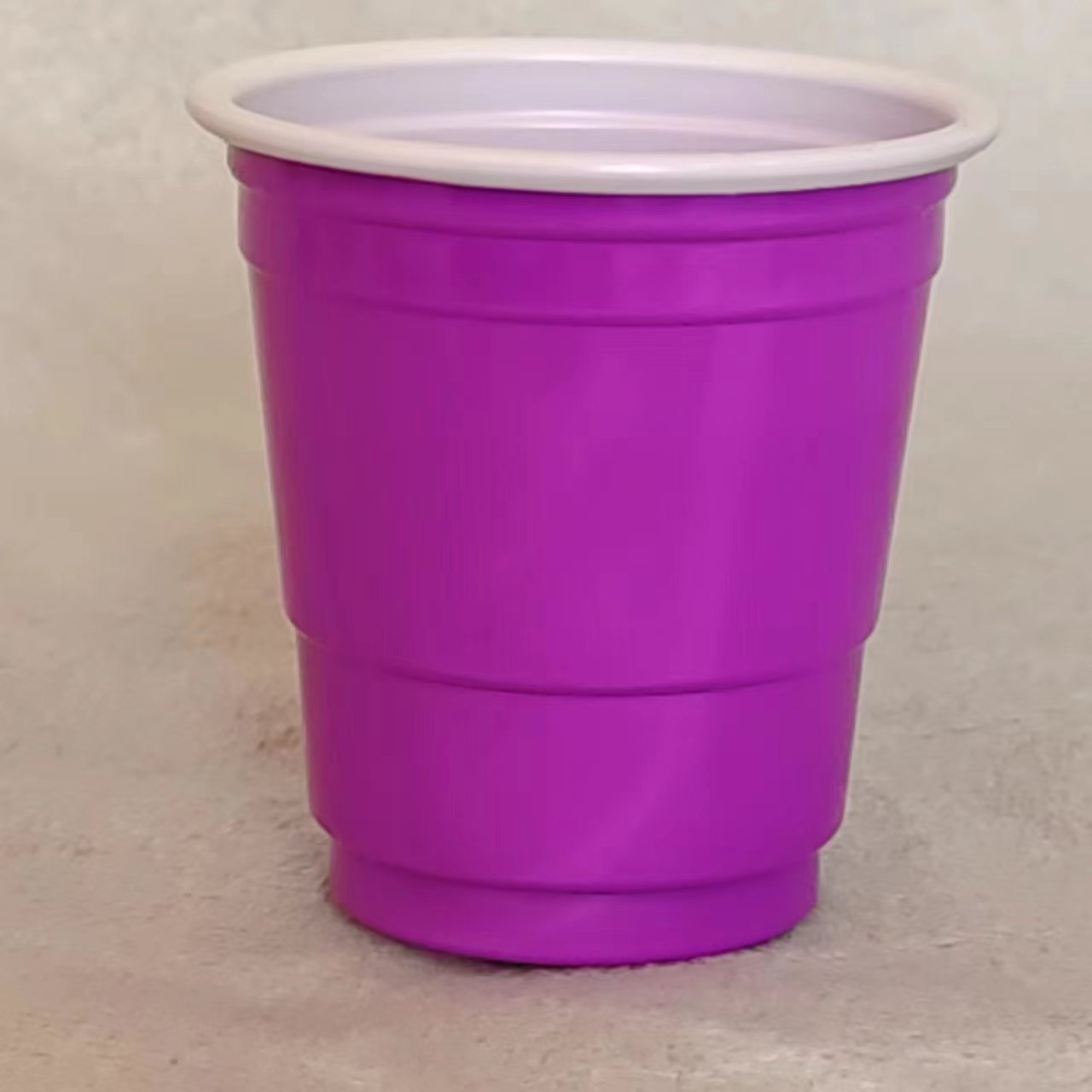 Una taza PS58ml2oz desechable de plástico de doble color Copa partido copa de vino tostada de la boda juego Taza taza de sacrificio