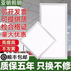 Yaming 統合天井 LED ライト 300x300 フラットパネルライト 600x600 キッチンライトアルミバックルプレートバスルームバスルーム