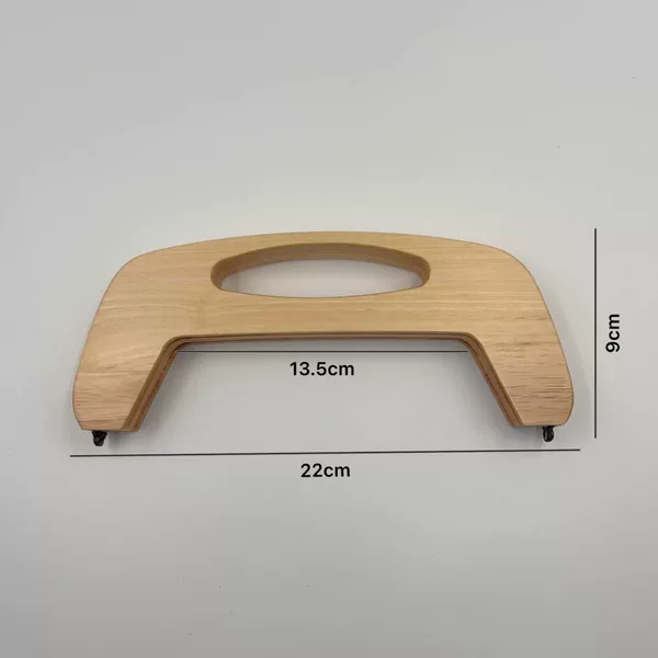 Cross-Border Handbags, New Handmade Bags, Hardware Accessories, Fashionable Solid Wood Handles, Round Handbags, Metal Clasps