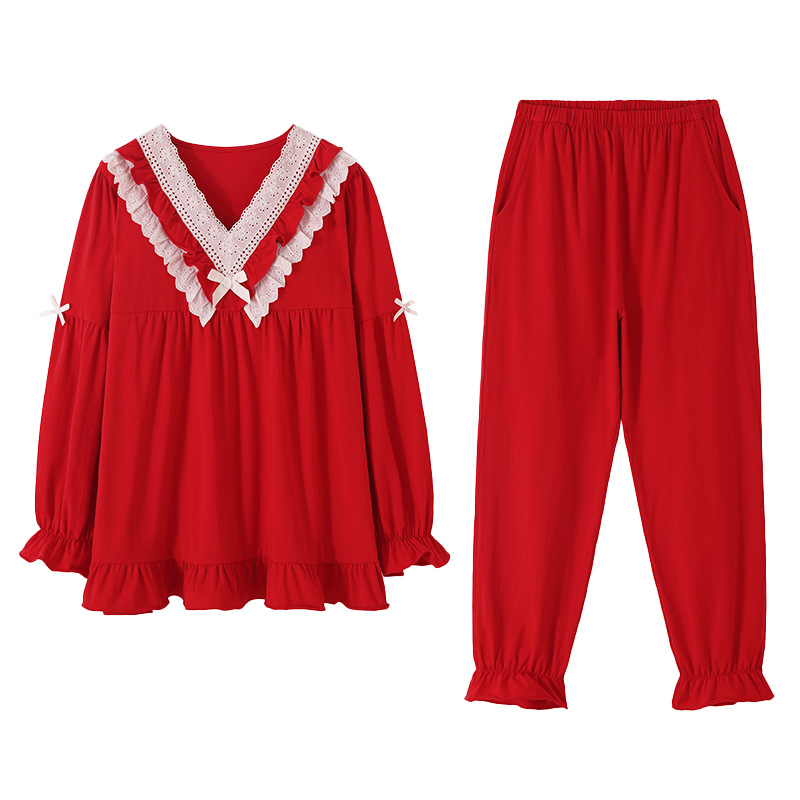Autumn demi-season pijama for princess, cotton long-sleeve, oolong tea Da Hong Pao, coloring book, birthday charm, set, oversize