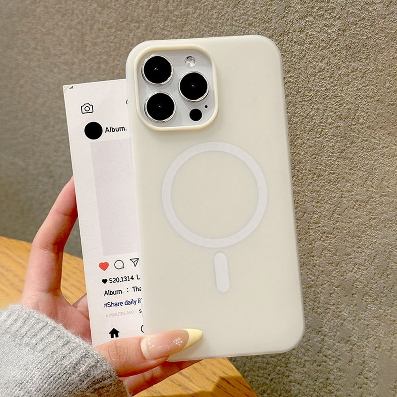 肌に優しい磁気吸引ゼリーシェルツーインワン Apple 16 携帯電話ケース iphone15 保護カバー 14 大穴落下防止|undefined