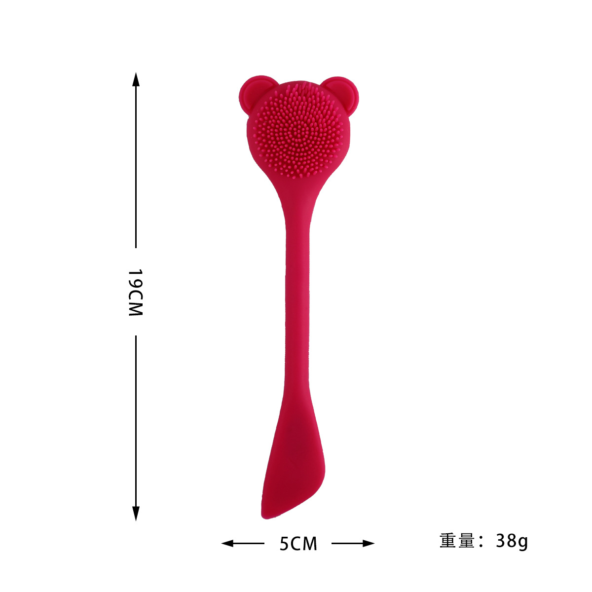 Cepillo de silicona suave transfronterizo tipo cepillo de lavado de cara desmaquillador de espinillas herramienta de limpieza herramienta de belleza portátil