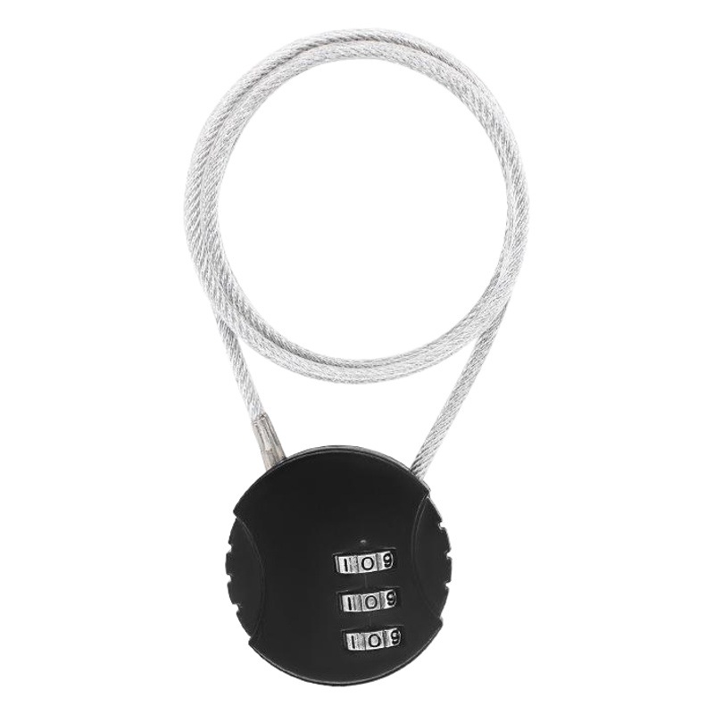 Motorcycle Helmet Lock, Anti-Theft Password Lock, Extended Wire Rope Padlock, Electric Vehicle Lock, Mountain Bike Password Padlock