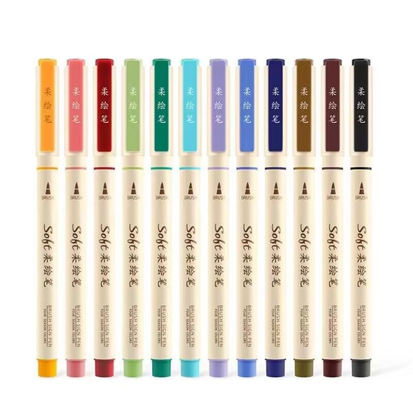 Rou-painted pen soft head