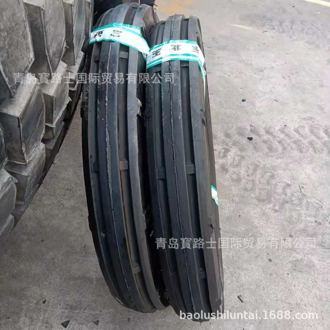 导向轮胎 4.00-15 拖拉机前轮 双沟花纹
