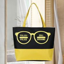 包包女简约设计单肩帆布包韩版手提上学逛街韩版大容量补习袋