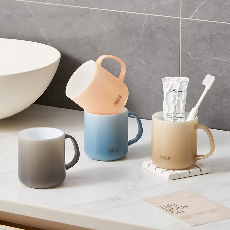 学生漱口杯子高颜值2026新款刷牙洗漱杯情侣防霉食品级家用牙缸杯