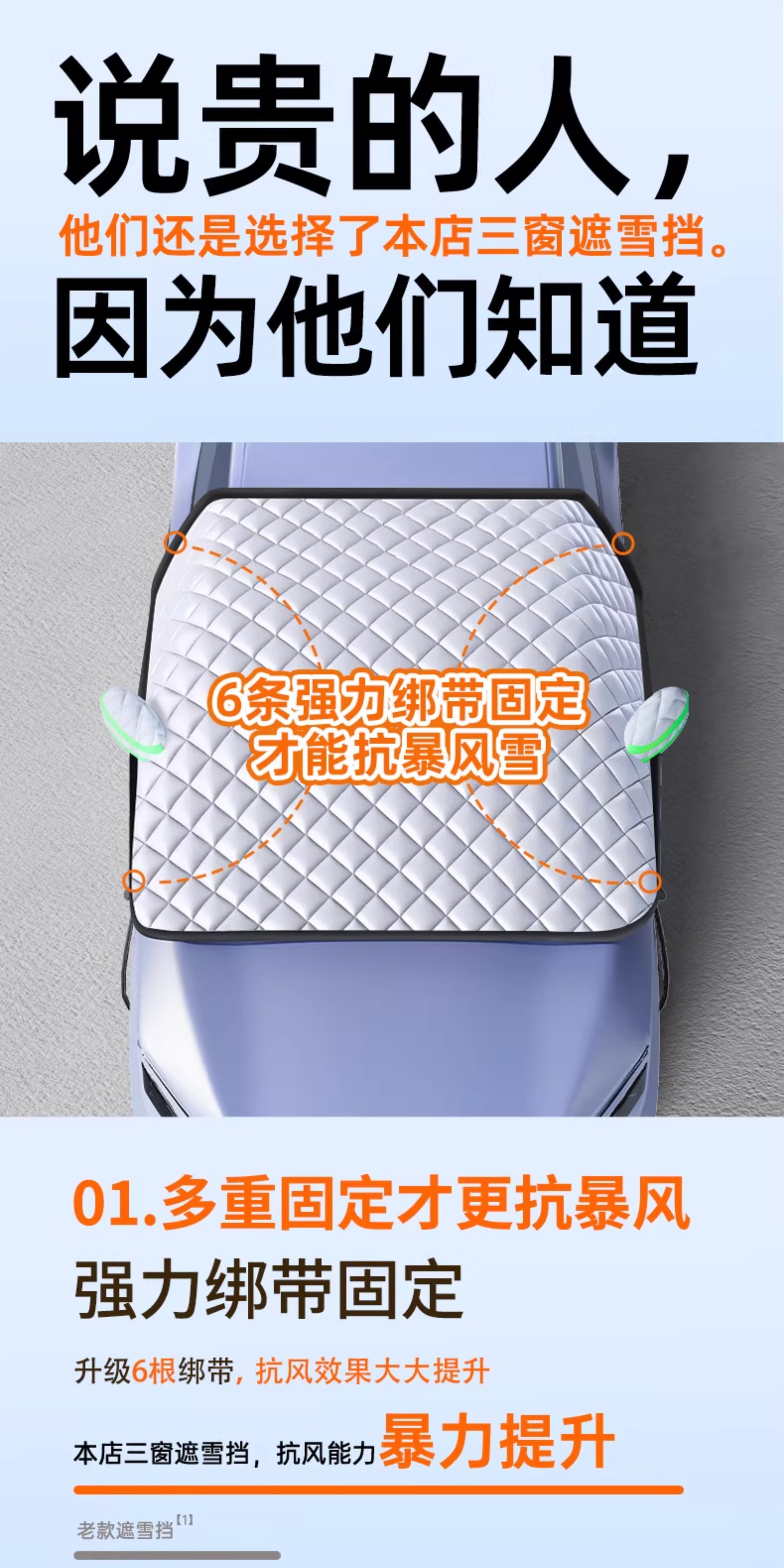 Car Snow Cover, Front Windshield Anti-Freeze Cover, Front Window, Window Anti-Frost Cover, Door Handle Rain Cover