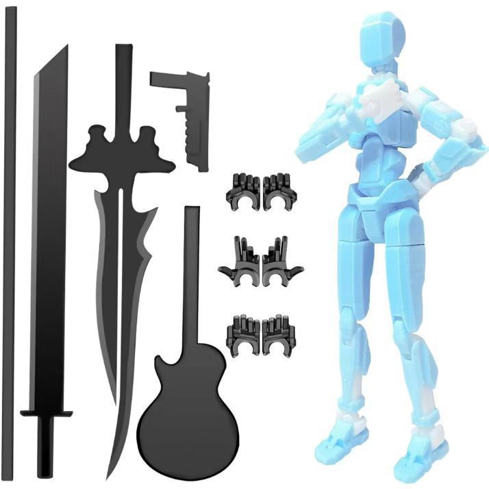 クロスボーダー人形13関節可動3Dプリント第3世代ダミー人形DIY全身解凍神器置物フィギュア|undefined