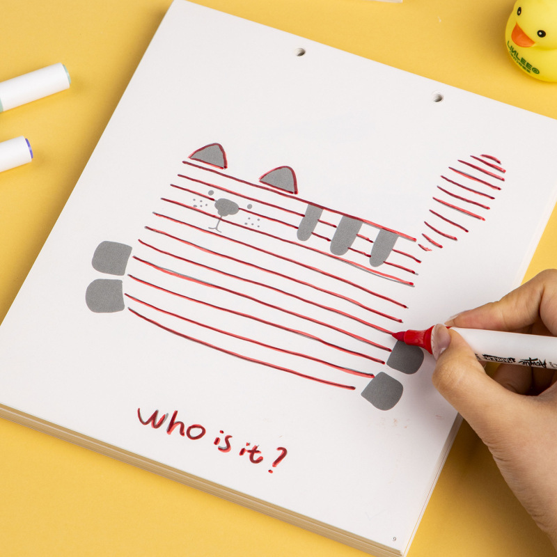 Children's Pen Control Training for Ages 3-6, Drawing Book for Tracing Lines, Kindergarten Early Education, Concentration Training, Autism Children's Pen Control Training for Ages 3-6, Drawing Book for Tracing Lines, Kindergarten Early Education, Concentration Training, Autism