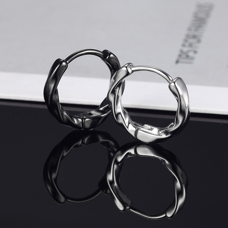 Cross-Border Hot-Selling New Earrings for Men Mobius Niche Earrings Men's Earrings Earrings