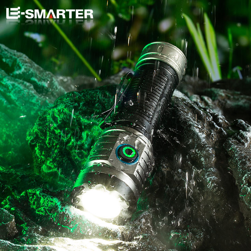 Cross-border linterna al aire libre aleación de aluminio impermeable al aire libre camping Luz Portátil clip de la pluma linterna eléctrica