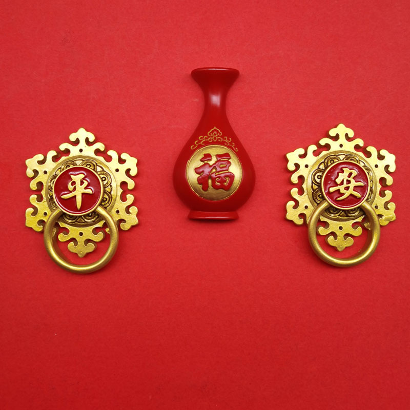 中国风树脂冰箱贴