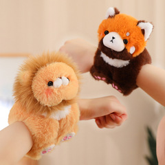 Cartoon Pop Pop Bracelet Cute Lion Plush Band Zoo Souvenir Amusement Park Children's Gift Wholesale
