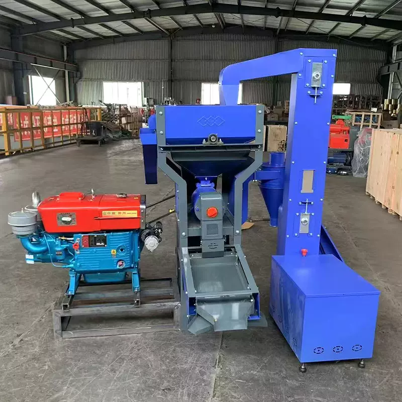 16马柴油机版本70型碾米机大型农用水稻谷子碎米分离机水稻碾米机