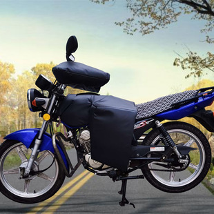 Crossover Motorcycle Windshield Windshield Coat Cover PU Waterproof Wind Knee Pad Summer Autumn and Winter fleece-lined Thickened Warm Men